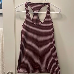 Lululemon cool racer back with a screen printing